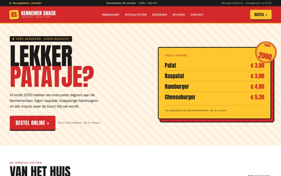 Kennemer Snacks: IJmuiden